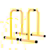 Set de dos barras paralelas: Push Up de acero con agarres acolchados y de altura ajustable